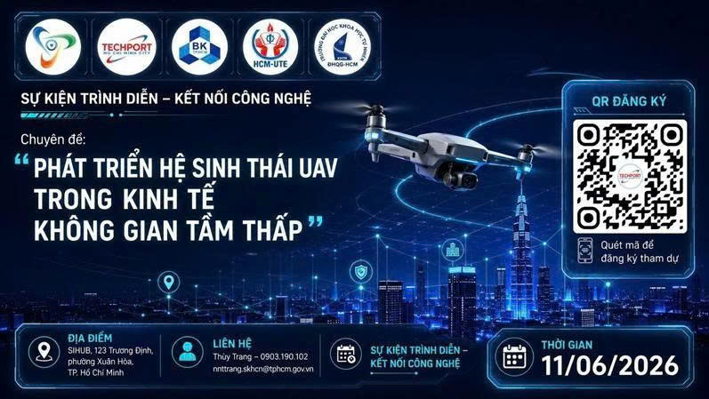 UAV TRONG KINH TẾ KHÔNG GIAN TẦM THẤP – KẾT NỐI CÔNG NGHỆ, THÚC ĐẨY ĐỔI MỚI SÁNG TẠO