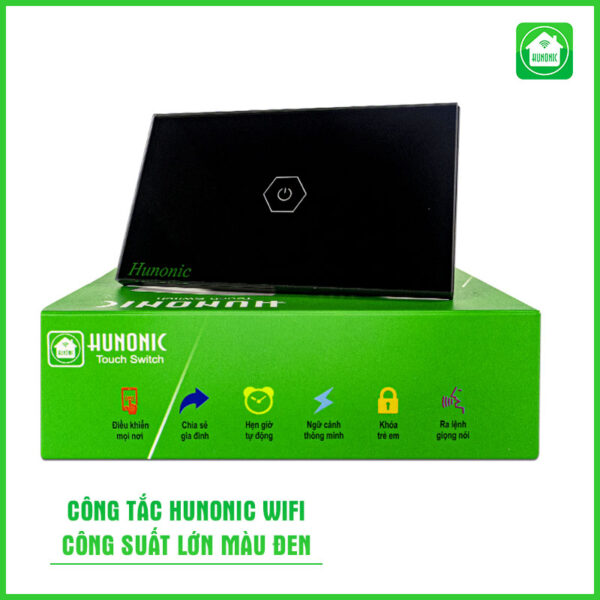 Hunonic Wifi Bình Nóng Lạnh, Điều Hòa Màu Đen