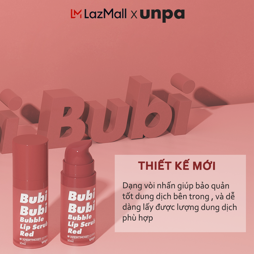 Combo 2 Sản Phẩm Dưỡng Hồng Môi Unpa Bubi Bubi