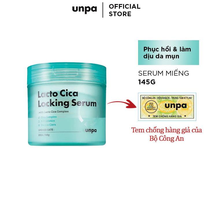 Serum Dạng Miếng Giúp Làm Dịu , Phục Hồi Da Và Ngừa Mụn Lacto Cica Locking