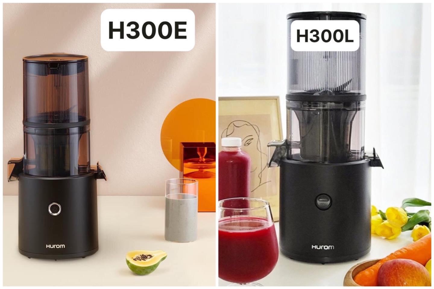 Phân biệt các dòng máy ép Hurom H300 ( H300, H300L, H300E)