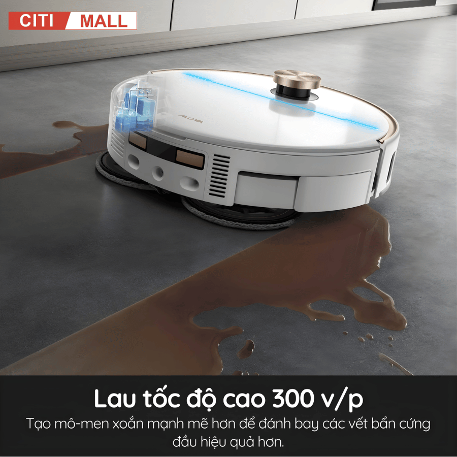 Mova V70 Ultra Complete - Robot Hút Bụi Lau Sàn 2026 tại Giga Việt Nam x Citimall 07