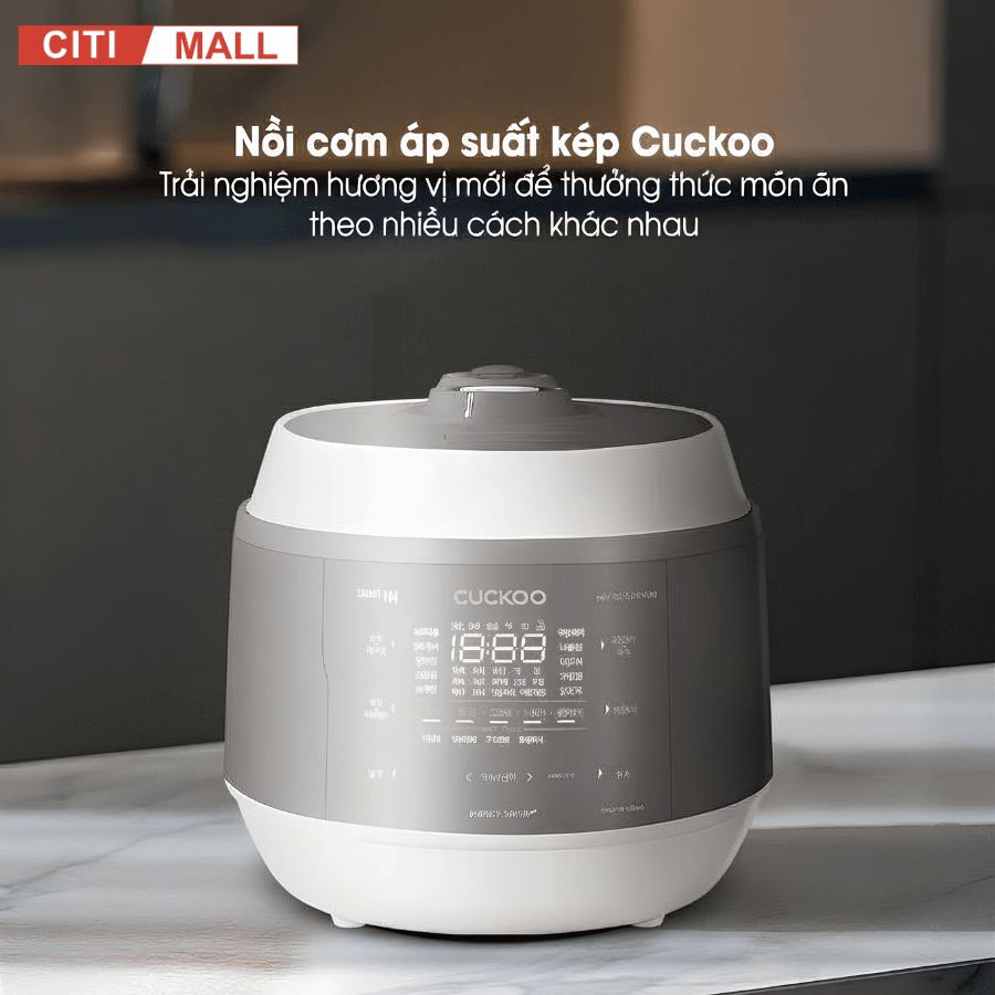 Cuckoo CRP-KHTAS1010FWM - Nồi cơm điện cao tần 2026 tại Citimall 02