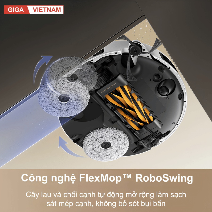 Mova V50 Ultra  - Robot Hút Bụi Lau Sàn 2026 tại Giga Việt Nam 016