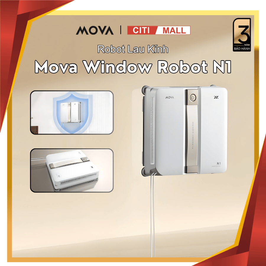 Mova N1 - Robot Lau Kính Thế Hệ Mới 2026 tại Giga Việt Nam x Citimall 02