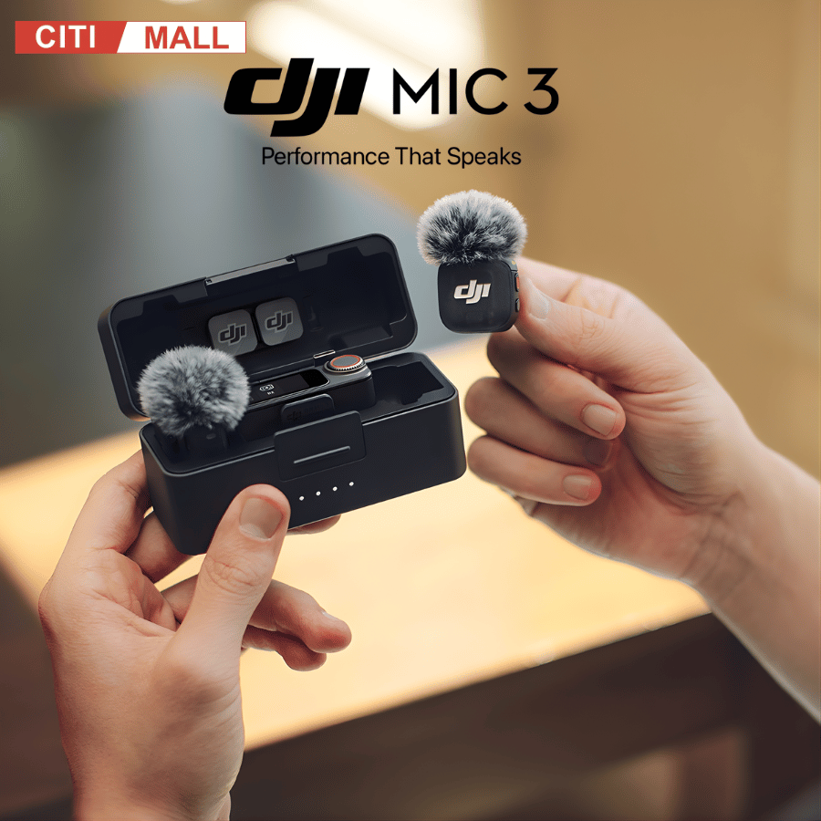 DJI Mic 3 - Micro Thế Hệ Mới 2026 tại citimall x giga việt nam 05