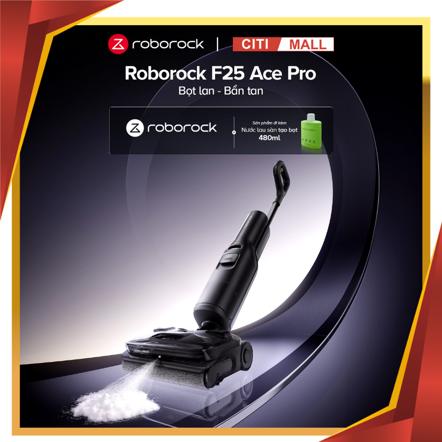 Roborock F25 ACE Pro - Máy Hút Bụi Lau Nhà 2026 tại Citimall 01