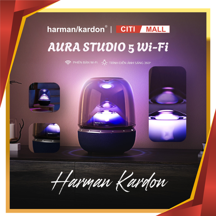 Harman Kardon Aura Studio 5 Wi-Fi - Loa Bluetooth 2026