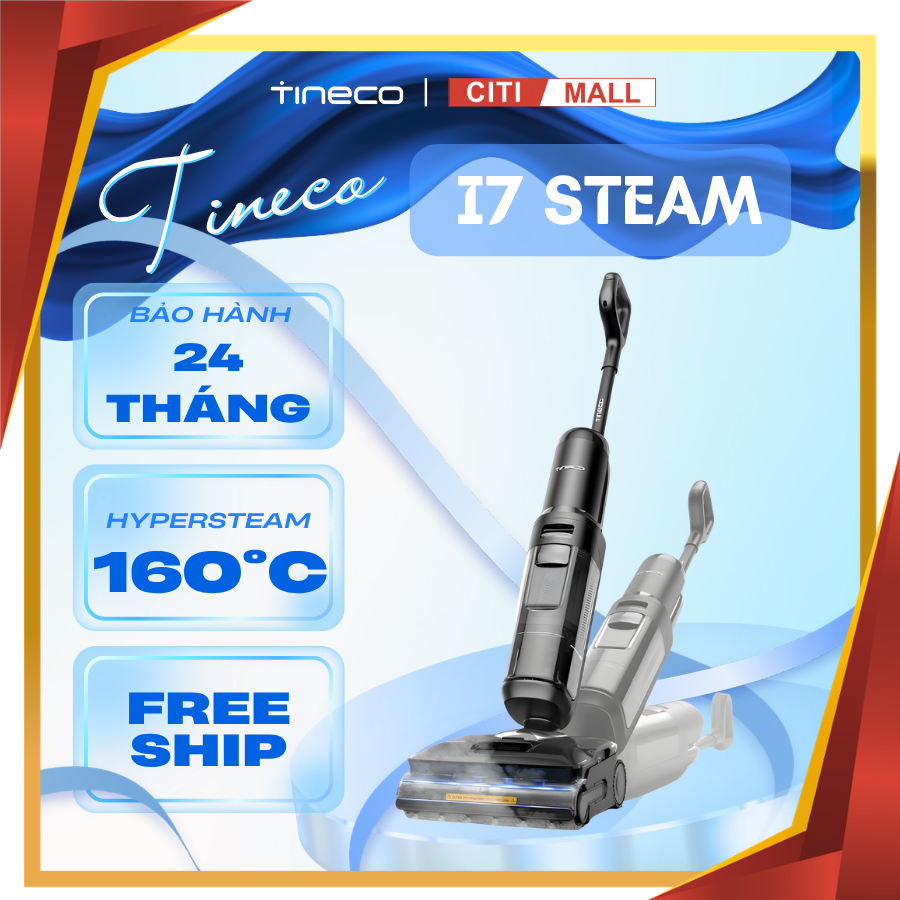 Tineco FLOOR ONE I7 Steam- Máy Hút Bụi Lau Nhà 2026 tại Citimall 01