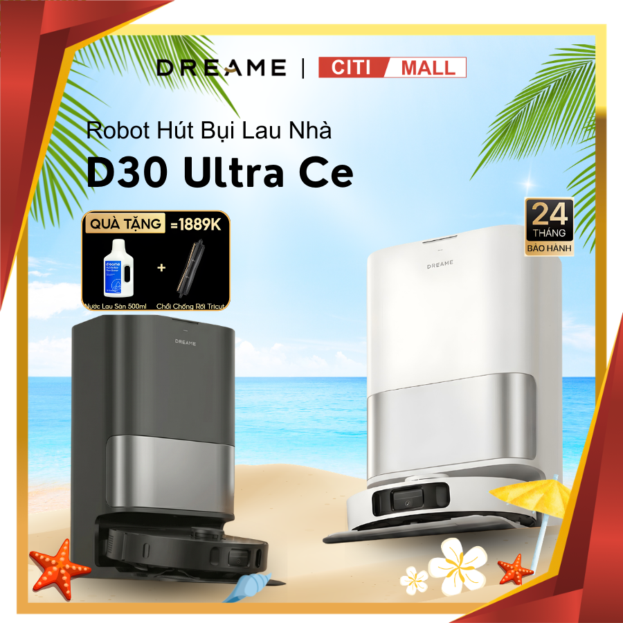 Dreame D30 Ultra CE - Robot Hút Bụi Lau Sàn 2026