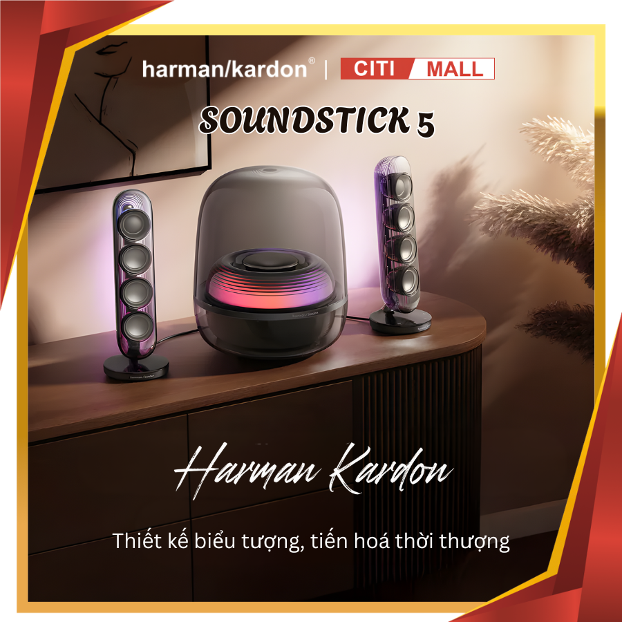 Harman Kardon SoundSticks 5 - Loa Bluetooth Cao Cấp 2026