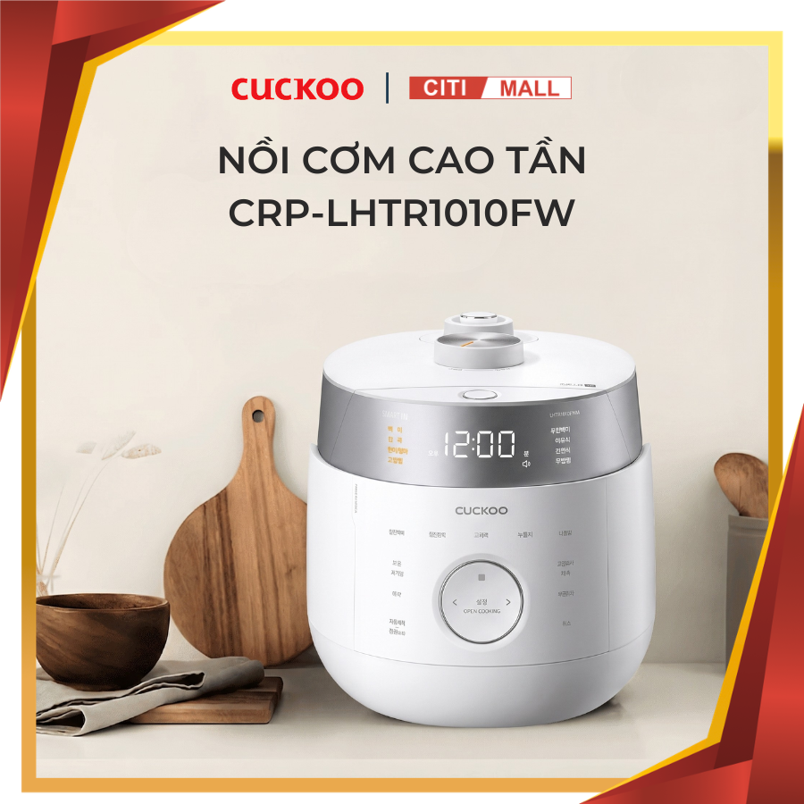CUCKOO CRP-LHTR1010FW/FB 1,8L - Nồi Cơm Điện Cao Tần Cuckoo 2026