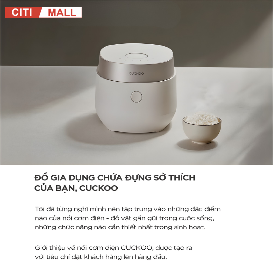Cuckoo CR-0685GW - Nồi Cơm Điện Cuckoo 2026 tại Citimall 10