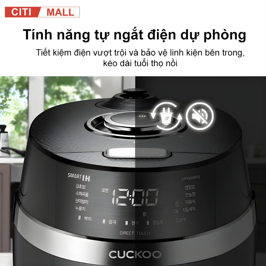 Cuckoo CRP-JHR1060FD 1,8l - Nồi cơm điện cao tần tại citimall 09