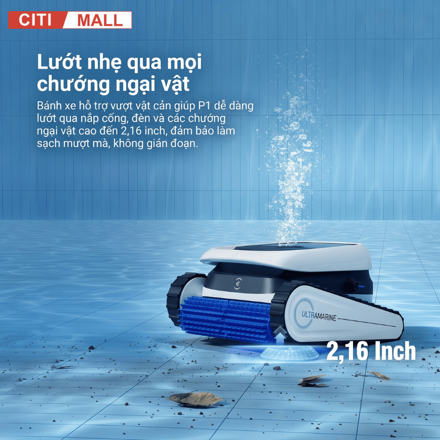 Ecovacs Ultramarine P1 - Robot Dọn Bể 2026 tại Citimall 10