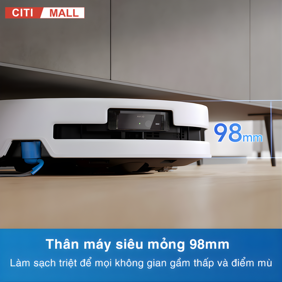 Ecovacs Deebot T80S Omni - Robot Hút Bụi Lau Nhà 2026 tại Citimall 10