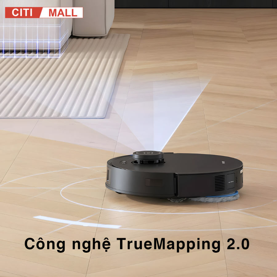 Ecovacs T30s combo - Robot Hút Bụi Lau Nhà 2026 tại Citimall 12