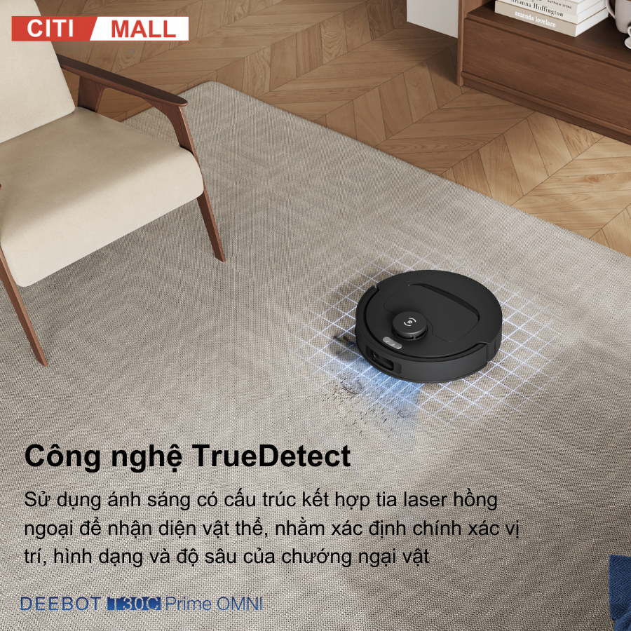 Ecovacs Deebot T30C Prime Omni - Robot Hút Bụi Lau Nhà 2026 tại Citimall 10