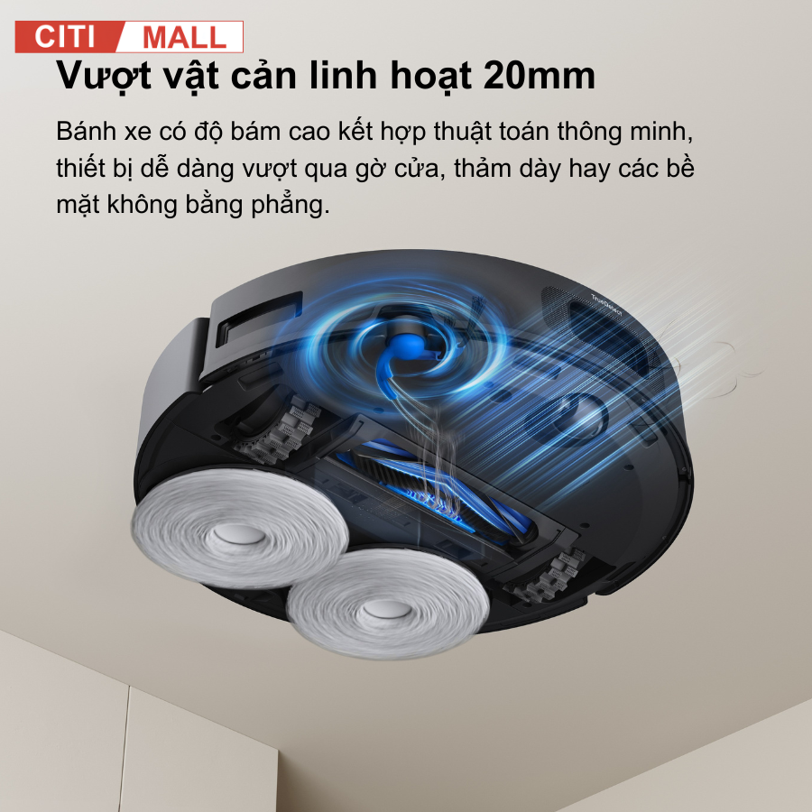 Ecovacs Deebot T30C Prime Omni - Robot Hút Bụi Lau Nhà 2026 tại Citimall 11