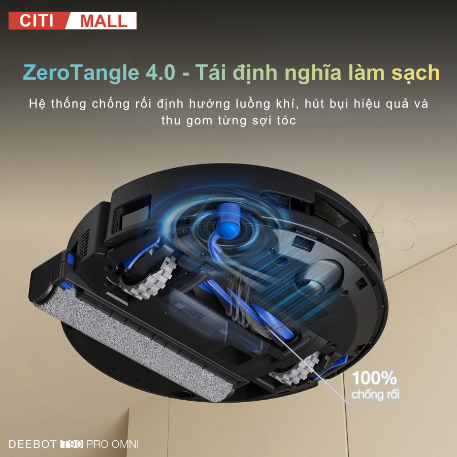 Ecovacs T90 Pro Omni - Robot Hút Bụi Lau Nhà 2026 tại Citimall 07