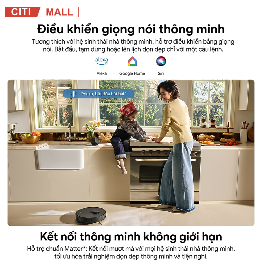 Dreame D30 Ultra CE - Robot Hút Bụi Lau Nhà 2026 tại Citimall 13