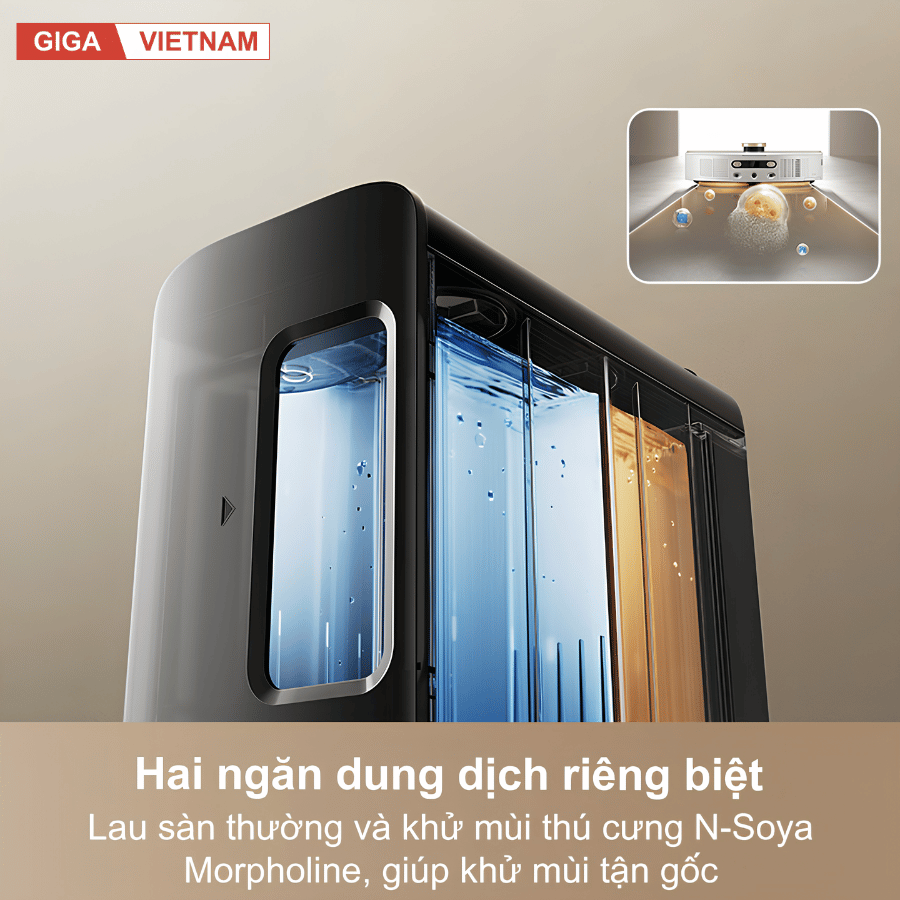 Mova V50 Ultra  - Robot Hút Bụi Lau Sàn 2026 tại Giga Việt Nam 011