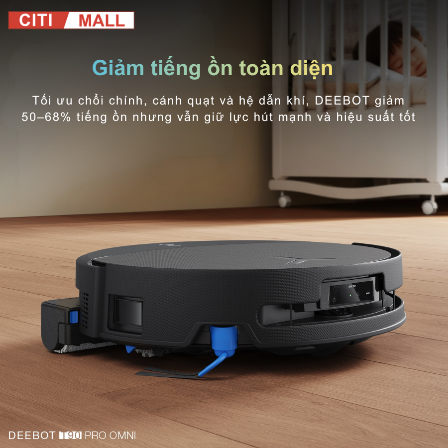 Ecovacs T90 Pro Omni - Robot Hút Bụi Lau Nhà 2026 tại Citimall 09