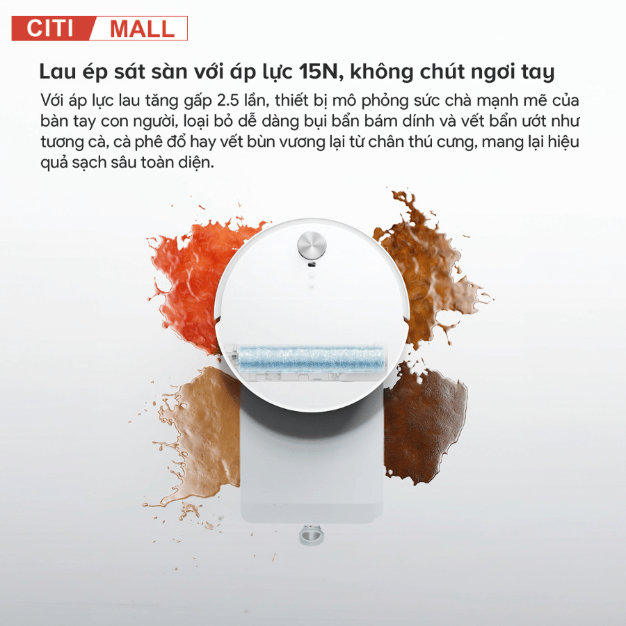 Robot hút bụi lau nhà Roborock Qrevo Edge 2 Flow tại Citimall 05