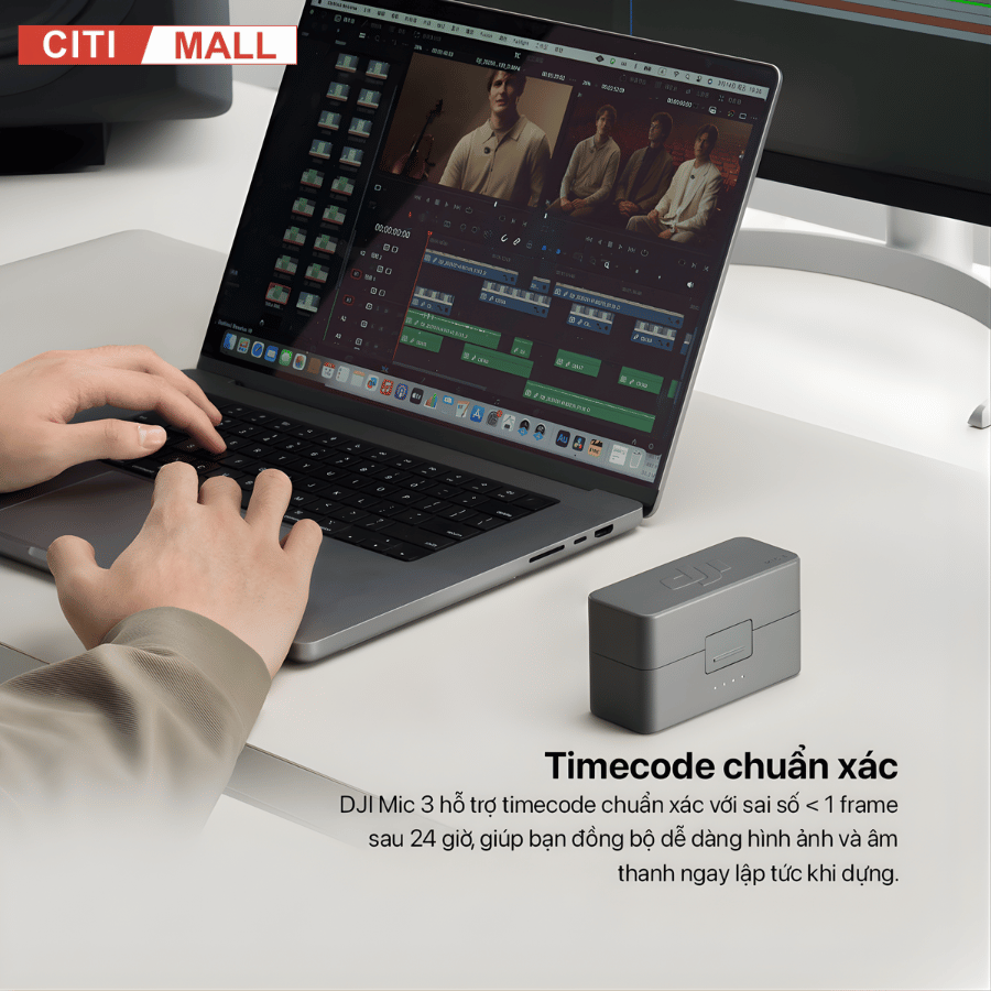 DJI Mic 3 - Micro Thế Hệ Mới 2026 tại citimall x giga việt nam 16