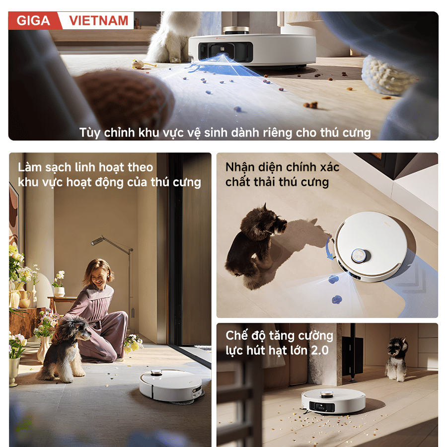 Mova V50 Ultra  - Robot Hút Bụi Lau Sàn 2026 tại Giga Việt Nam 017
