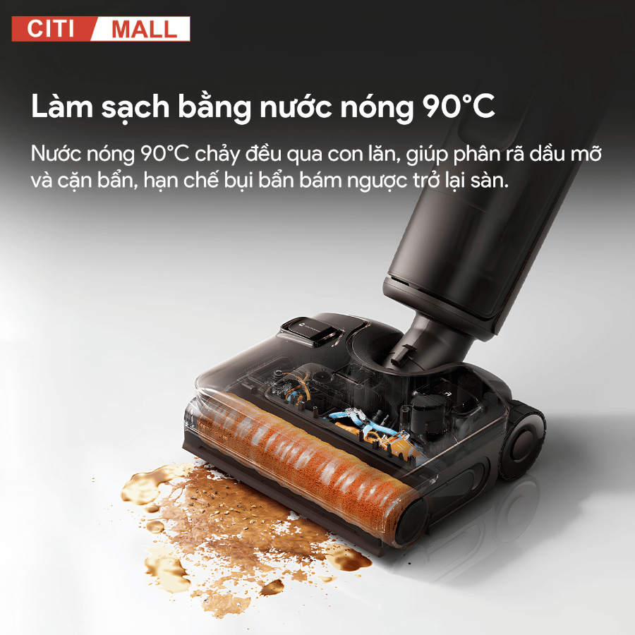 Roborock F25 Ultra Steam Gen 2 - Máy Hút Bụi Lau Sàn 2026 tại Citimall 04