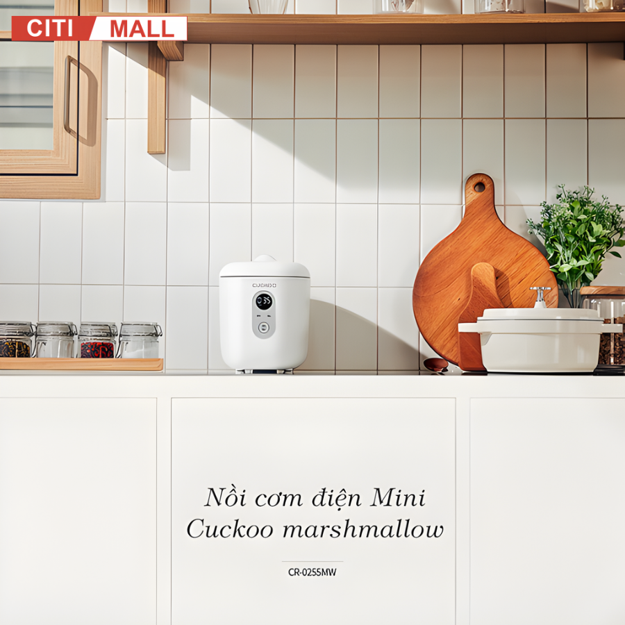 Cuckoo CR-0255MW - Nồi Cơm Điện Mini Cuckoo 2026 tại Citimall 02