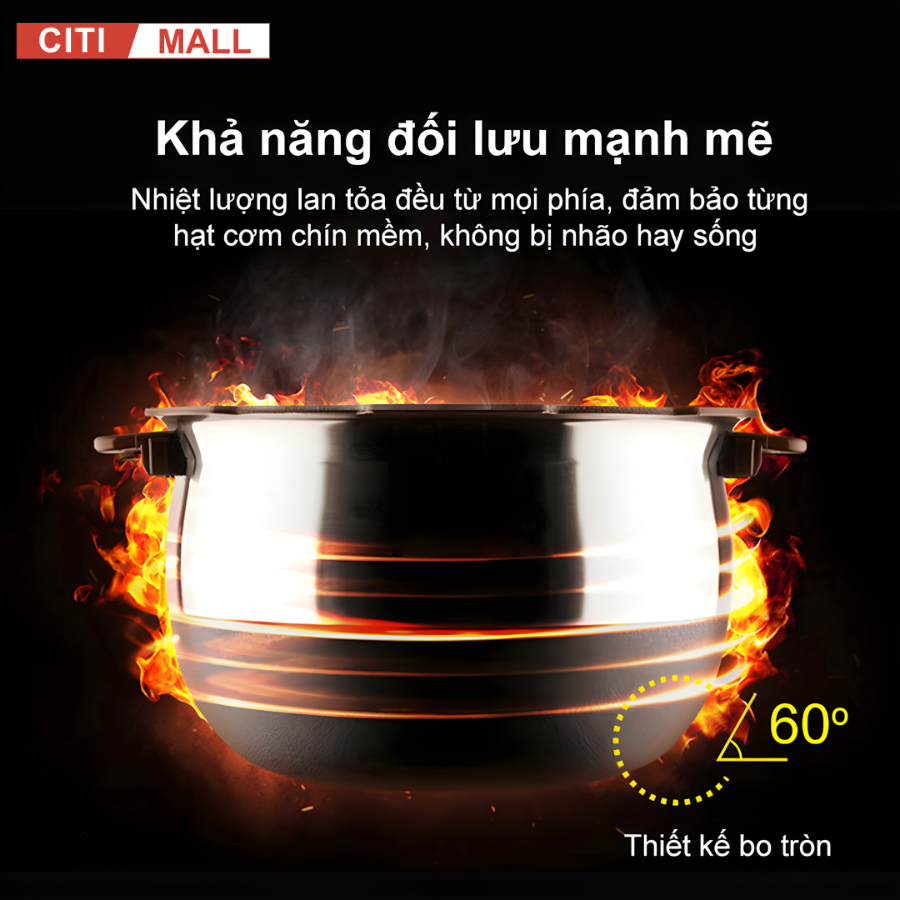 Cuckoo CRP-JHR1060FD 1,8l - Nồi cơm điện cao tần tại citimall 02
