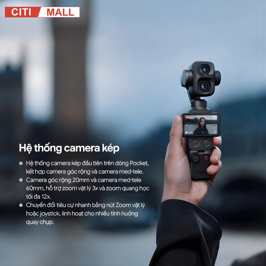 DJI Osmo Pocket 4P - Camera Thế Hệ Mới 2026 tại Citimall x Giga Việt Nam 03