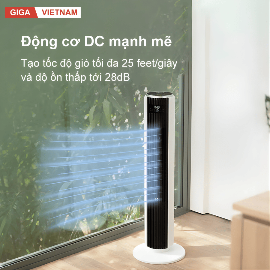Levoit Classic 36 Inches - Quạt Tháp Điều Hòa 2026 tại Giga Việt Nam x Citimall 06
