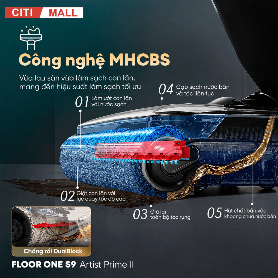 TINECO S9 ARTIST PRIME II - MÁY HÚT BỤI LAU SÀN KHÔ ƯỚT 2026