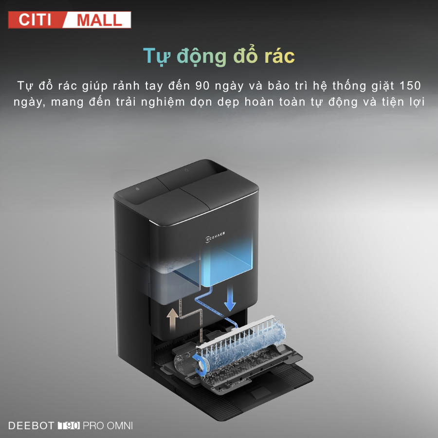 Ecovacs T90 Pro Omni - Robot Hút Bụi Lau Nhà 2026 tại Citimall 16