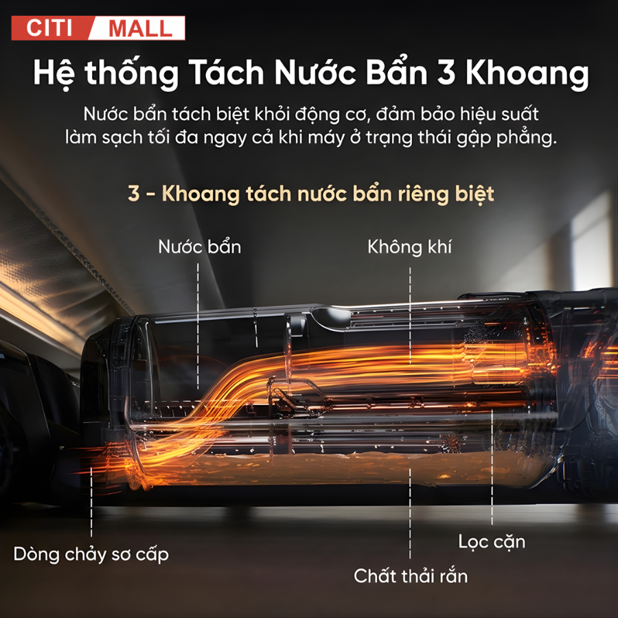 Tineco FLOOR ONE Switch S7 Steam- Máy Hút Bụi Lau Nhà 2026 tại Citimall 22