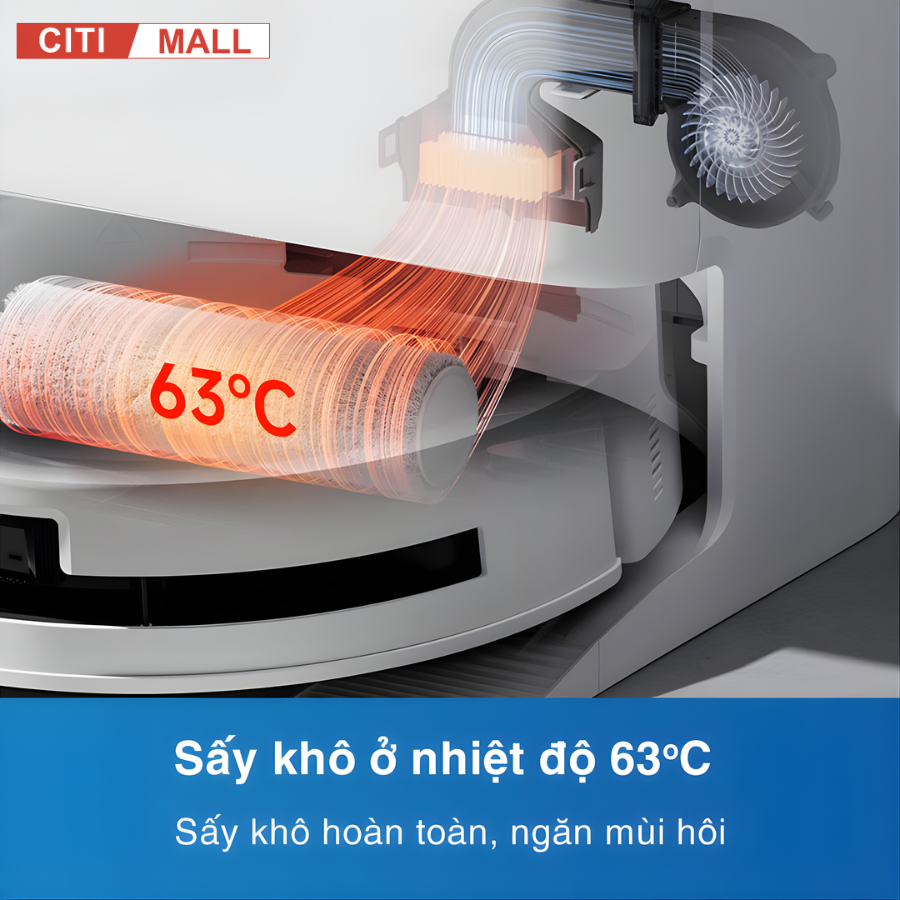 Ecovacs Deebot T80S Omni - Robot Hút Bụi Lau Nhà 2026 tại Citimall 22