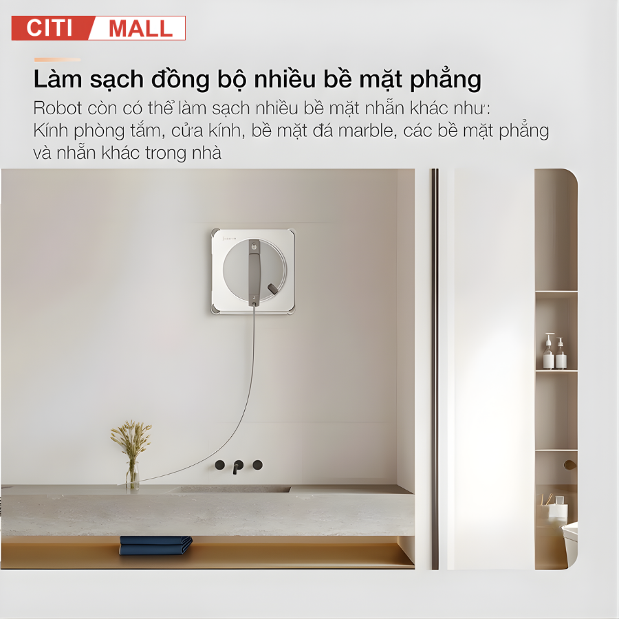 Ecovacs Winbot W2S Omni - Robot Hút Bụi Lau Nhà 2026 tại Citimall 26