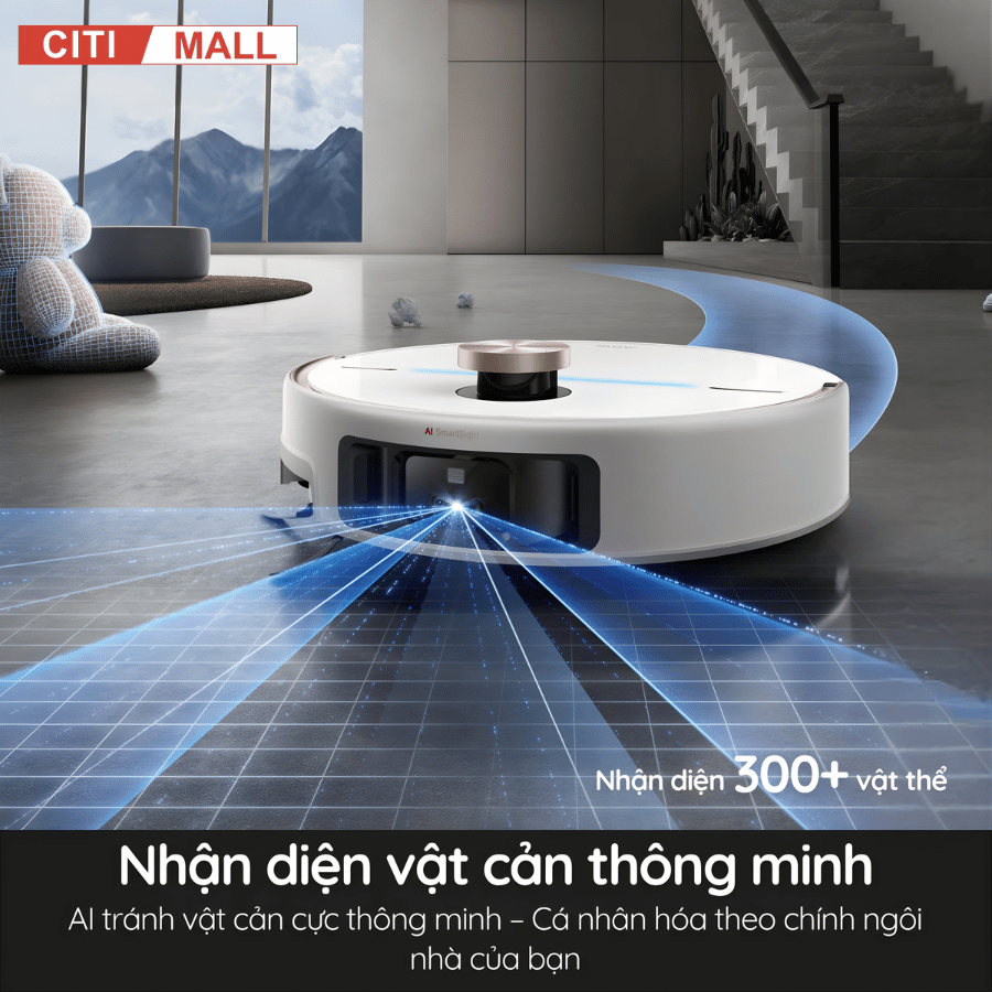 Mova V70 Ultra Complete - Robot Hút Bụi Lau Sàn 2026 tại Giga Việt Nam x Citimall 13
