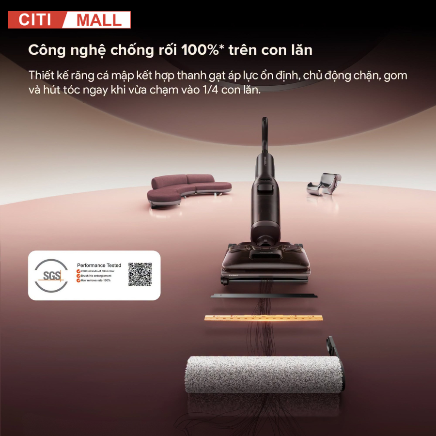 Roborock F25 Pro Turbo - Máy Hút Bụi Lau Sàn tại Citimall 05