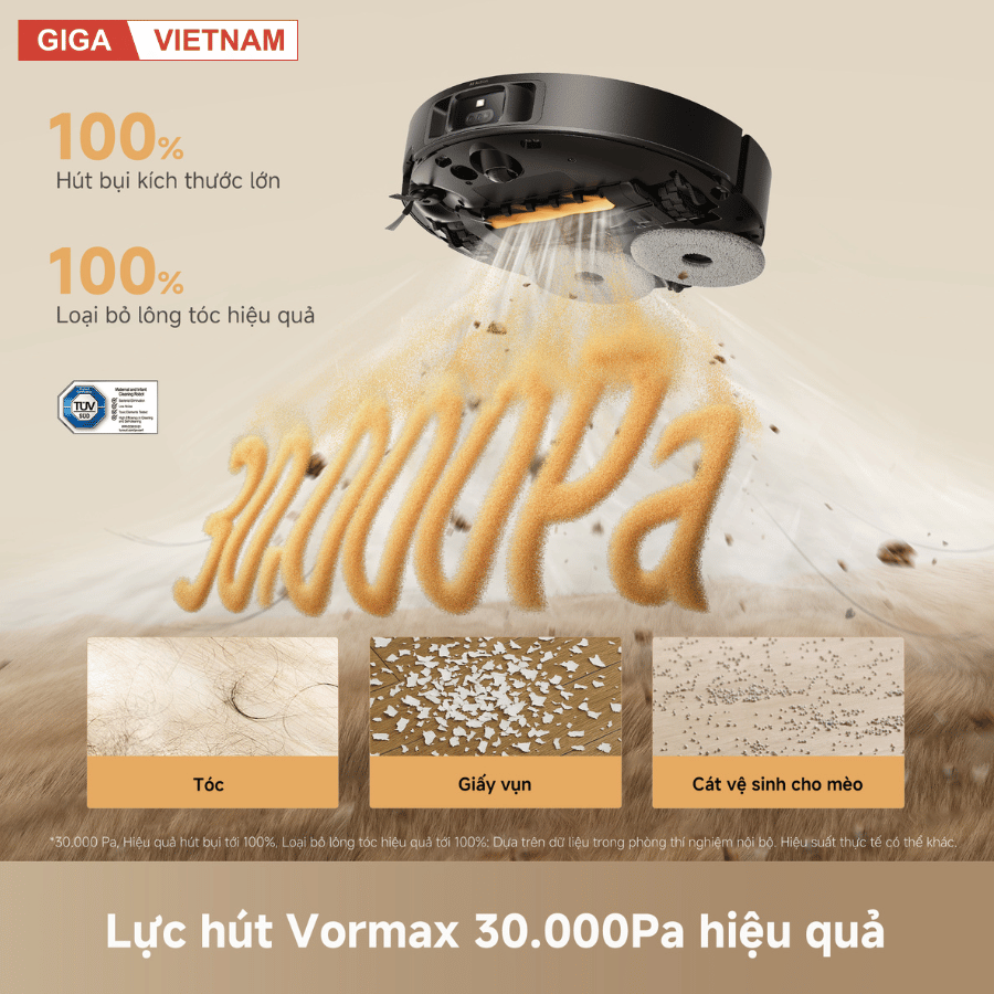 Dreame L50S Pro Ultra - Robot Hút Bụi Lau Sàn 2026 tại Giga Việt Nam x Vua Nhà Bếp Đức 03