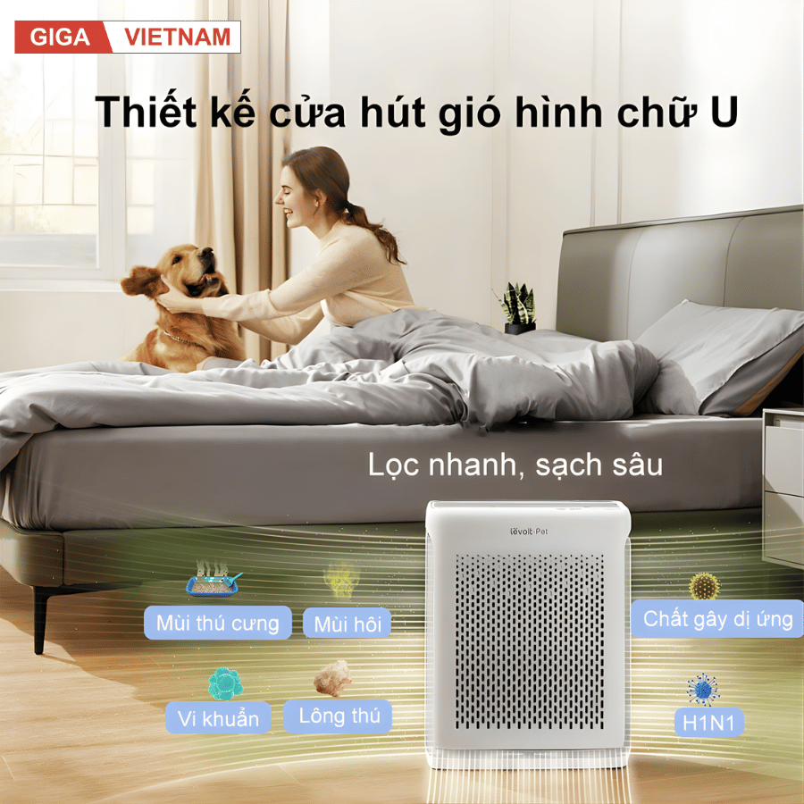Levoit Virtal 100S - Máy Lọc Không Khí 2026 tại Citimall x Giga Việt Nam 04