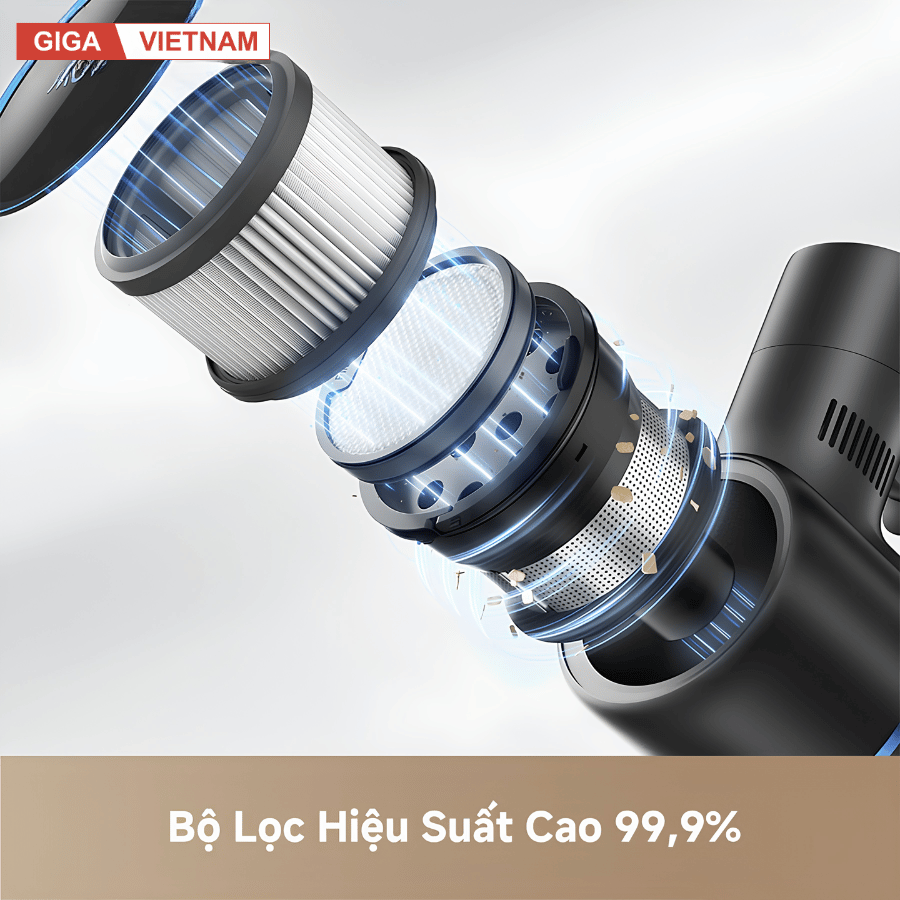 Mova S4 Detect - Máy Hút Bụi Cầm Tay Không Dây 2026 tại Giga Việt Nam x Vua Nhà Bếp Đức 09