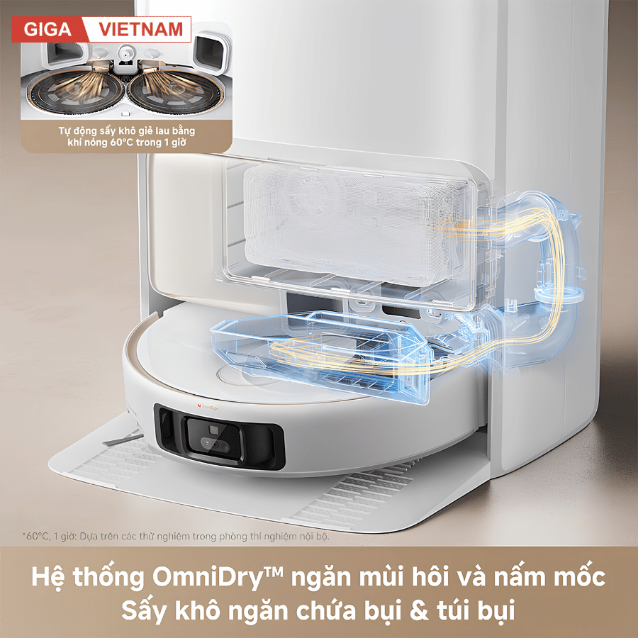 Mova V50 Ultra  - Robot Hút Bụi Lau Sàn 2026 tại Giga Việt Nam 010