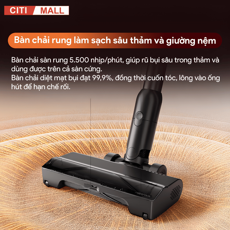 Roborock F25 Pro Steam Gen 2 Combo - Máy Hút Bụi Lau Sàn 2026 tại Citimall 14