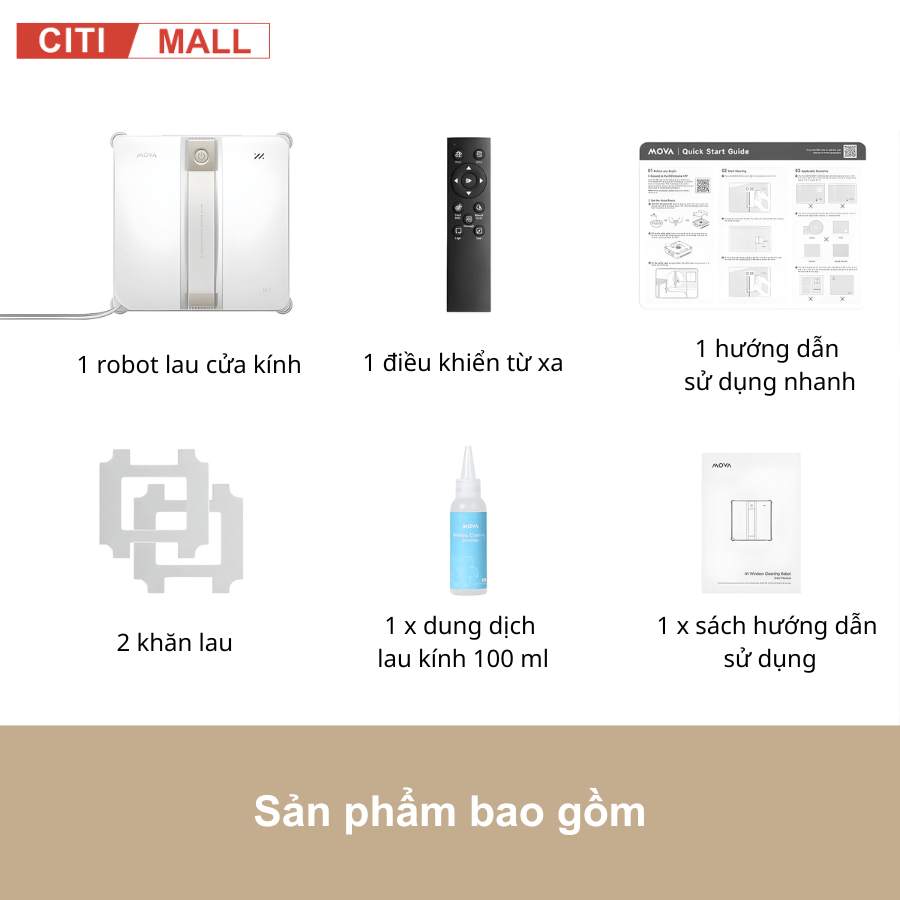 Mova N1 - Robot Lau Kính Thế Hệ Mới 2026 tại Giga Việt Nam x Citimall 19