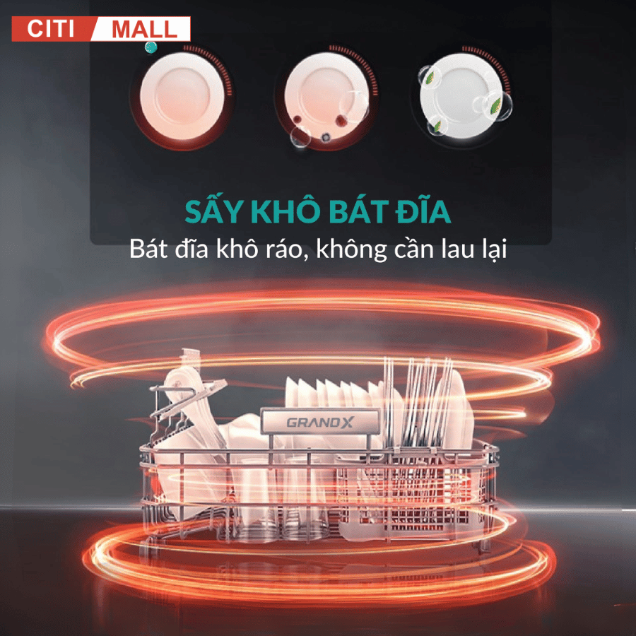 Máy rửa bát GrandX SMS8GX89B 2026