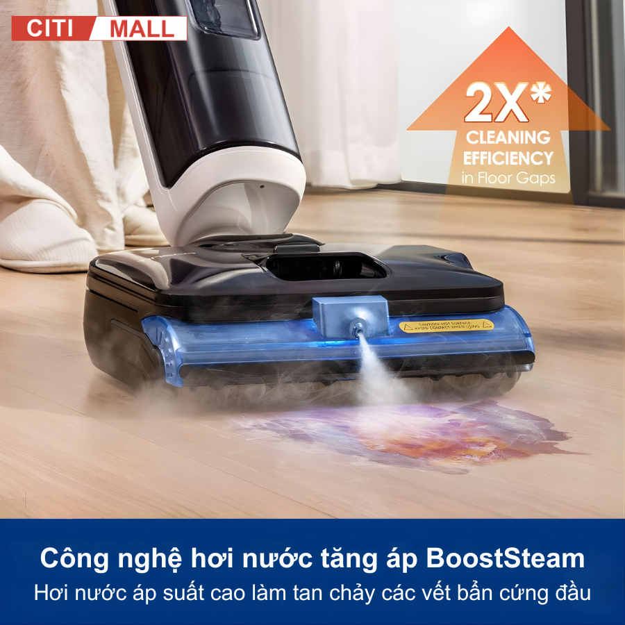 Tineco FLOOR ONE S6 Stretch Steam - Máy Hút Bụi Lau Nhà 2026 tại Citimall 03